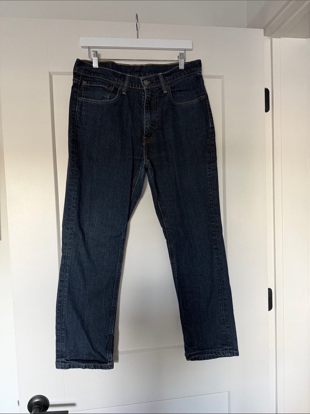 Levi's Straight Fit Dark Blue Jeans